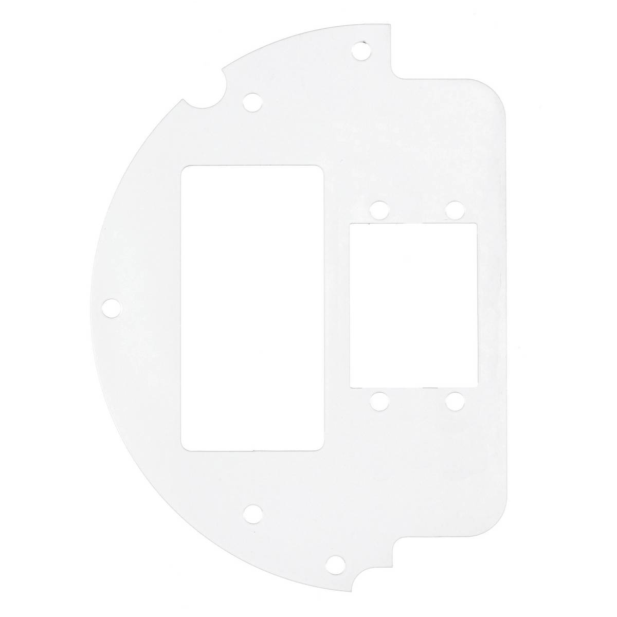 PREMISE WIRING ScrubShield® SystemOne S1R6SPV 60/40 Split (1) Style Line® Decorator Device Opening/(2) Extron® MAAP Opening/Left Side/Standard Sized Sub Plate, Composite