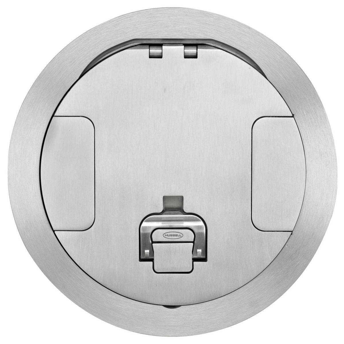 Wiring Device-Kellems CFBS1R8CVRALU CFB2G Standard Floor Box Cover, 8 in Dia, 7-1/2 in L x 7-1/2 in W x 1.3 in D