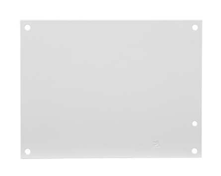 Hoffman A20N12P PNLT1 Enclosure Panel, 10-1/4 in W x 18-1/4 in H, 14 ga Steel, White