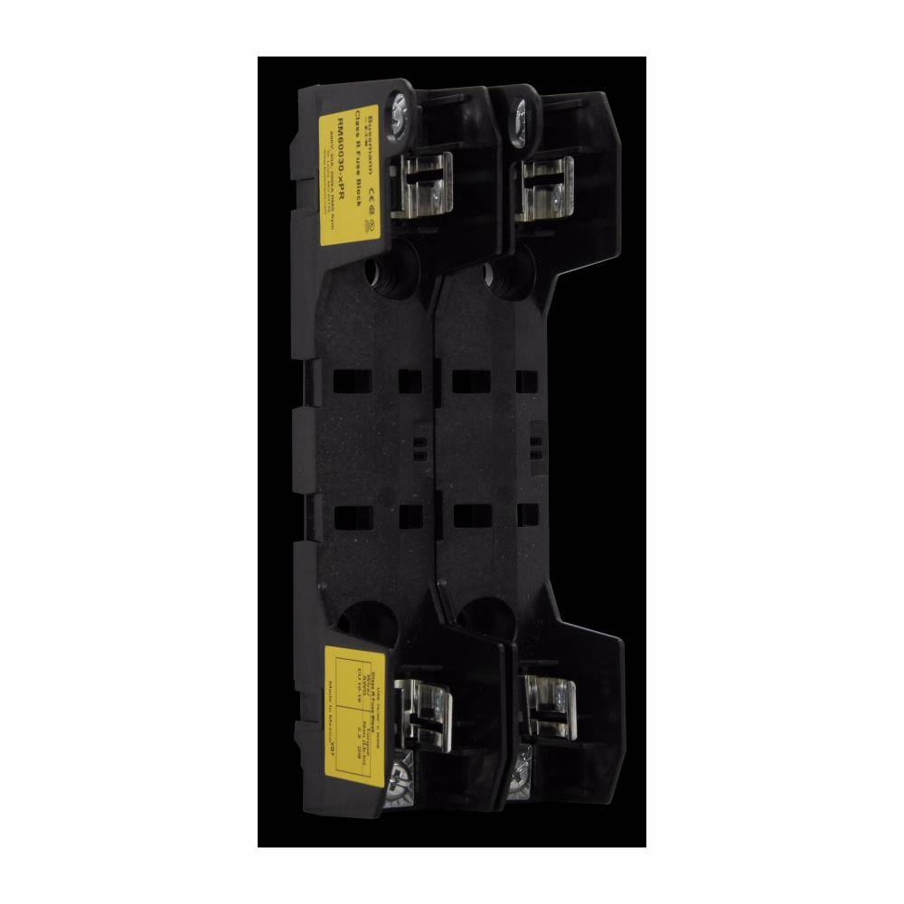 Edison Bussmann RM60030-2PR RM Series Midget Fuse Block, 600 V, 30 A, 2 Poles