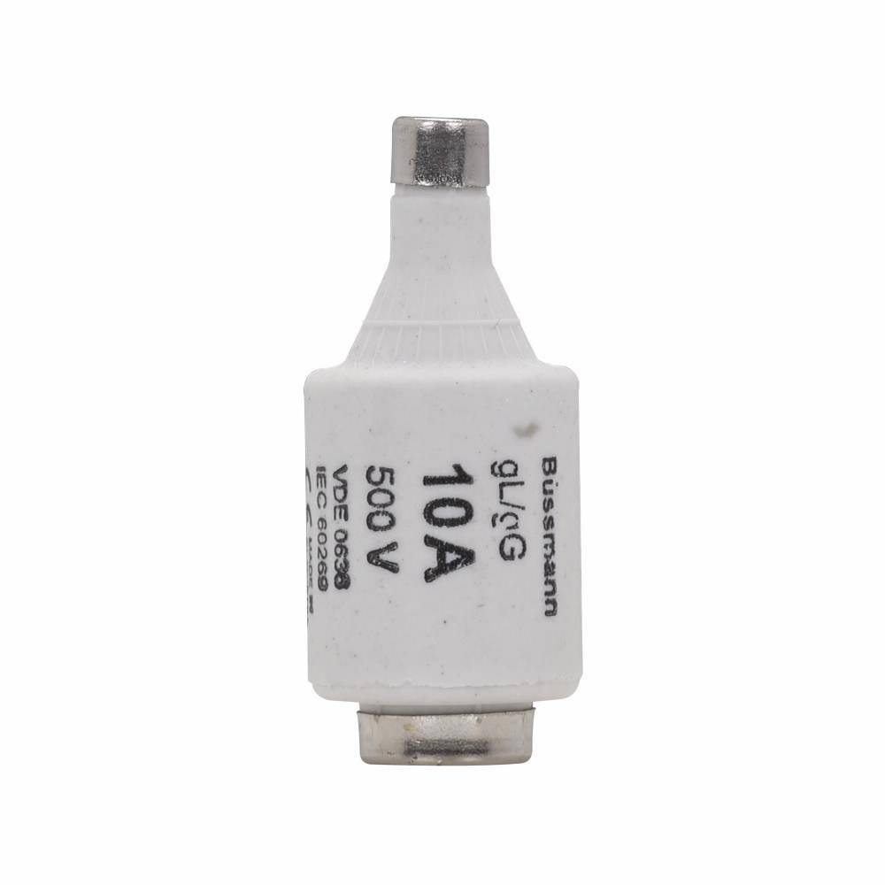 Bussmann 10D27 Type D Low Voltage Time Delay Fuse, 10 A, 500 VAC, 100 kA Interrupt, Class: GL/GG/C, Round Body