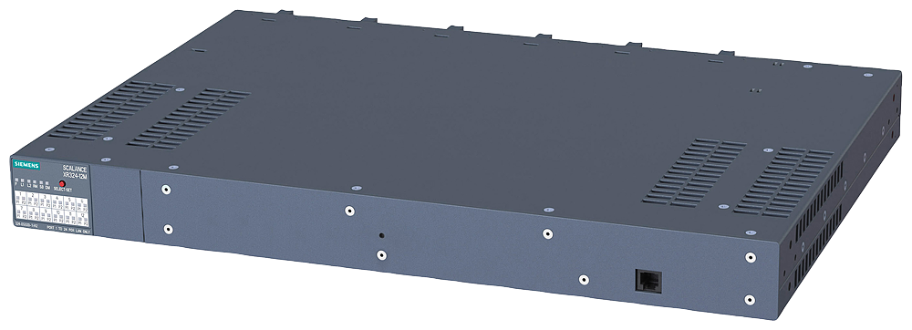 Siemens SCALANCE XR324-12M 6GK53240GG101HR2 Managed Ethernet Switch, 100/1000 Mbps Multi-Mode/Singlemode Interface, Telnet/HTTP/HTTPS/TFTP/FTP/BOOTP/GMRP/DCP/LLDP/SNMP v1/SNMP v2/SNMP v3/IGMP/GVRP/HRP/MRP/PRP/RSTP/STP/MSTP/LACP/SSH/NTP/SNTP Protocol