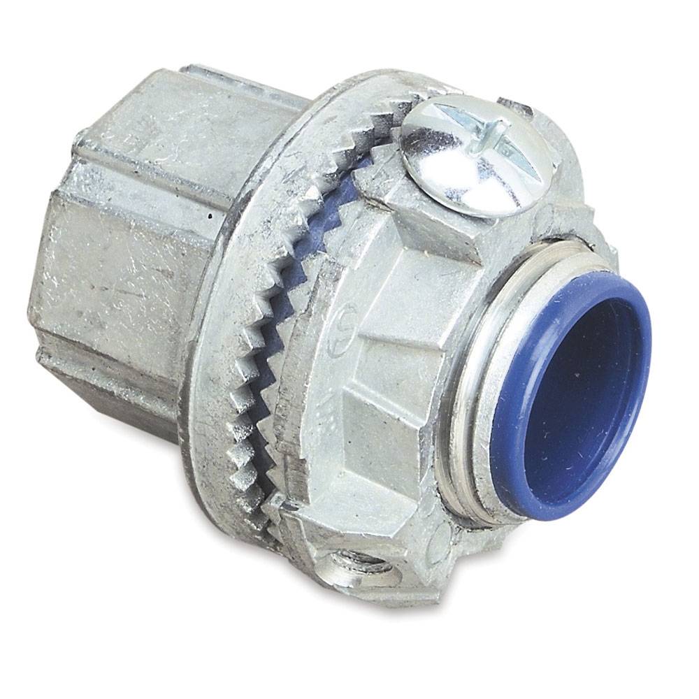 T&B® H100GRSST Grounding Hub, 1 in Trade, Thread Connection, Locknut Installation, 316 Stainless Steel