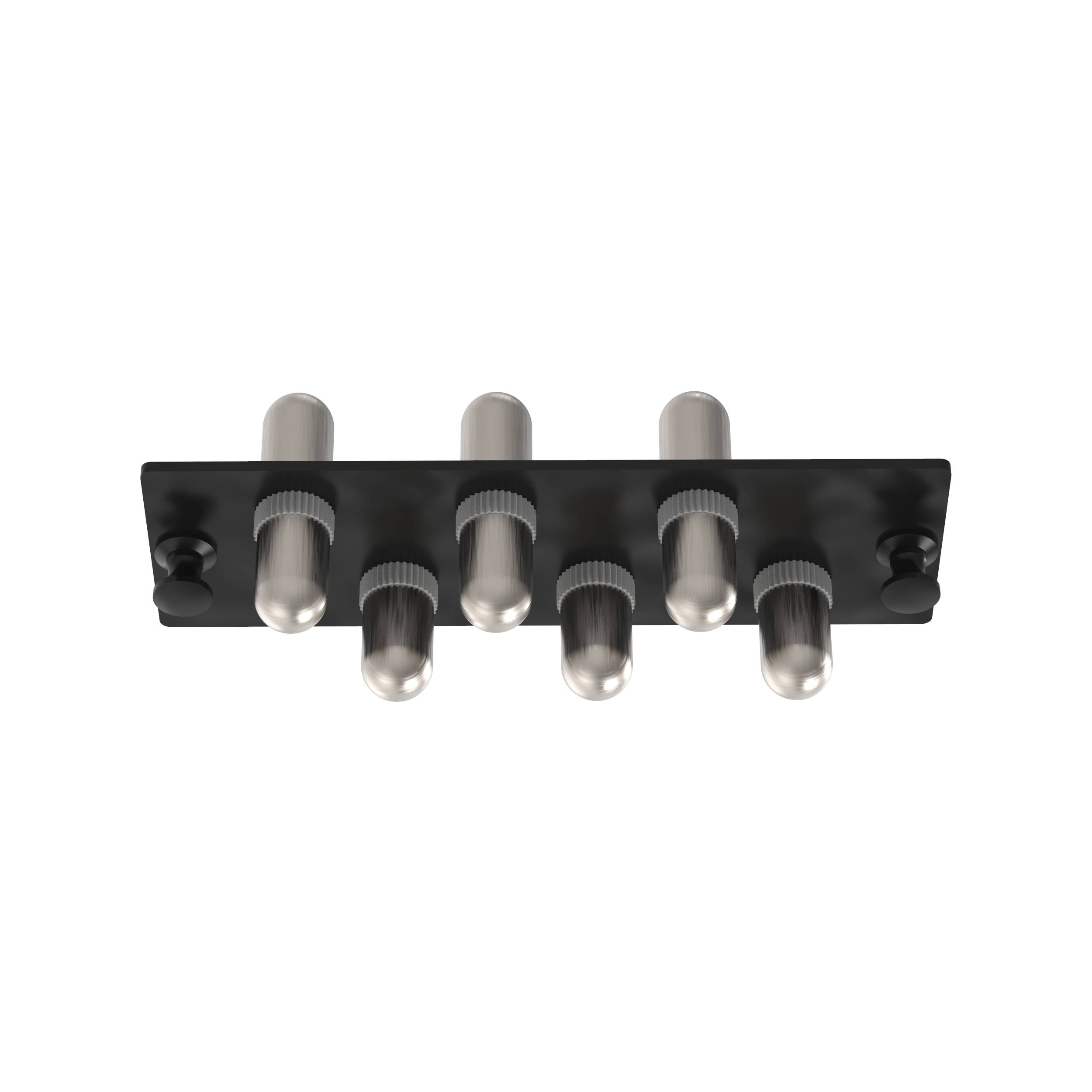 Panduit® Opticom® FAP6WSTZ Simplex Front Loading Type ST Fiber Adapter Panel With (6) ST Simplex Single Mode Fiber Optic Adapters, (6) OM3/OM4 Multi-Mode, OS1/OS2 Singlemode Fiber