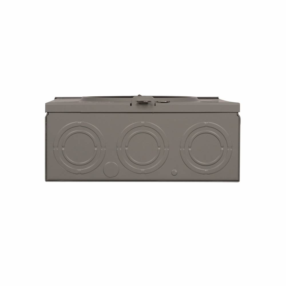 EATON Cutler-Hammer 1004710ECH 3-Wire 1-Position Residential Service Single Meter Socket, 600 VAC, 200 A, 1 Phase