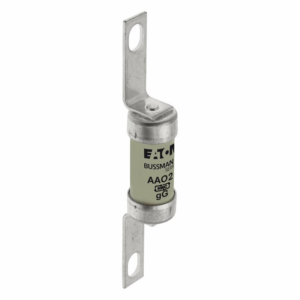 Edison AAO2 Low Voltage HRC Fuse Link, 550 VAC, 2 A, Ceramic
