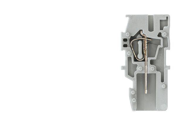 Siemens 8WH90500LB00 1-Pin Plug-In Coupling With 0.08 to 2.5 sq-mm Spring Loaded Connection, 300 VAC, 20 A, DIN Rail Mount