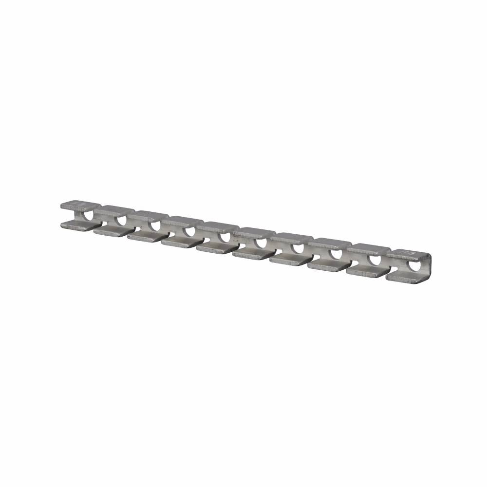 EATON XBAFBI1012 10-Position Screw Head Bridge With Insulating Collar, For Use With XBUK10FBCE Screw Connection Fuse Terminal Block