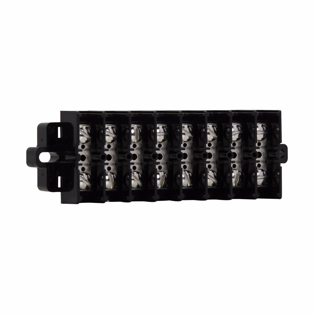 Bussmann KU10-WCNU Terminal Block Strips and Barrier Block, 600 V, 60 A, Black