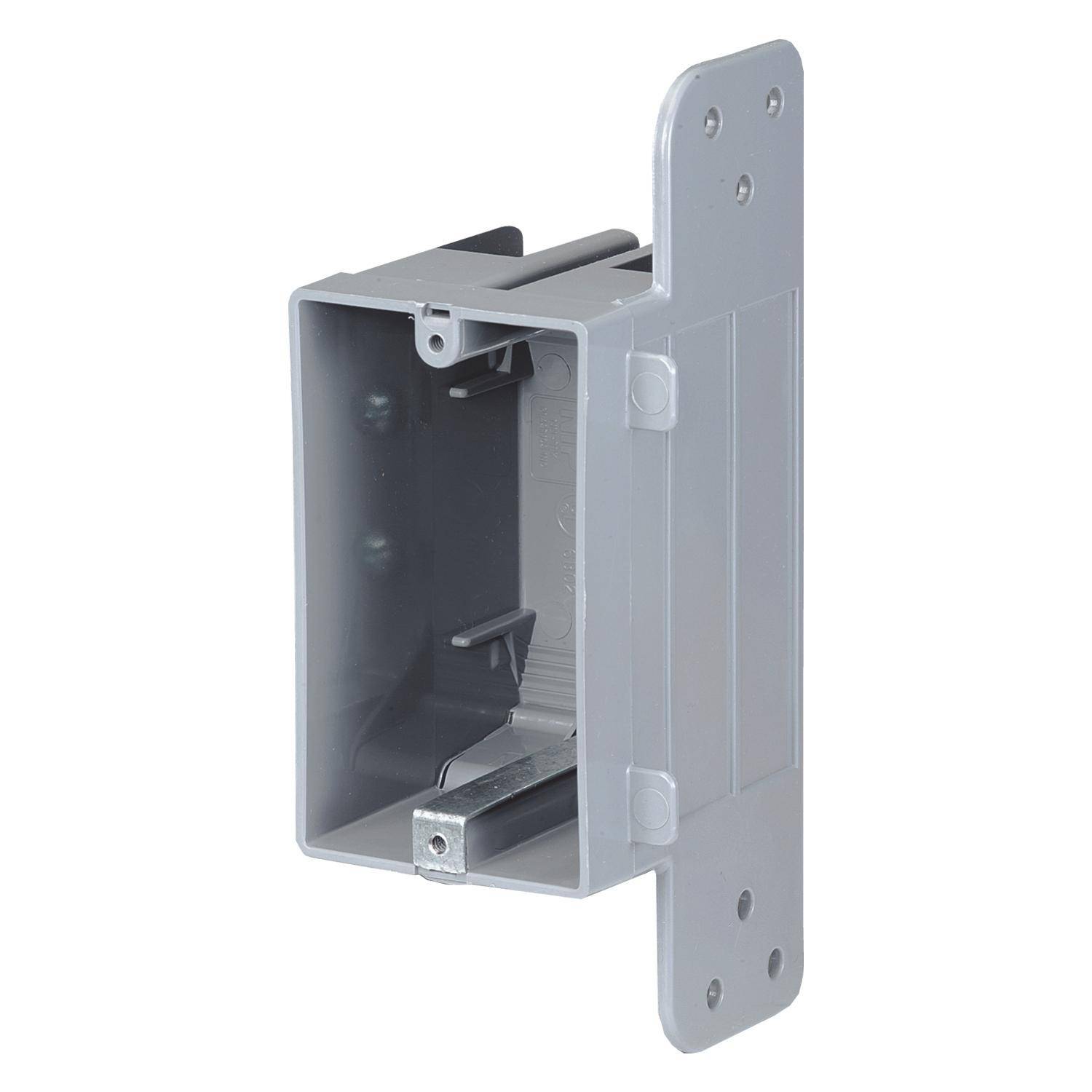 NuTek® WSW-US Non-Gangable Non-Metallic Specialty Electrical Box, Plastic, 18 cu-in Capacity, 1 Gangs, 3-3/4 in L x 2-1/4 in W x 2-3/4 in D