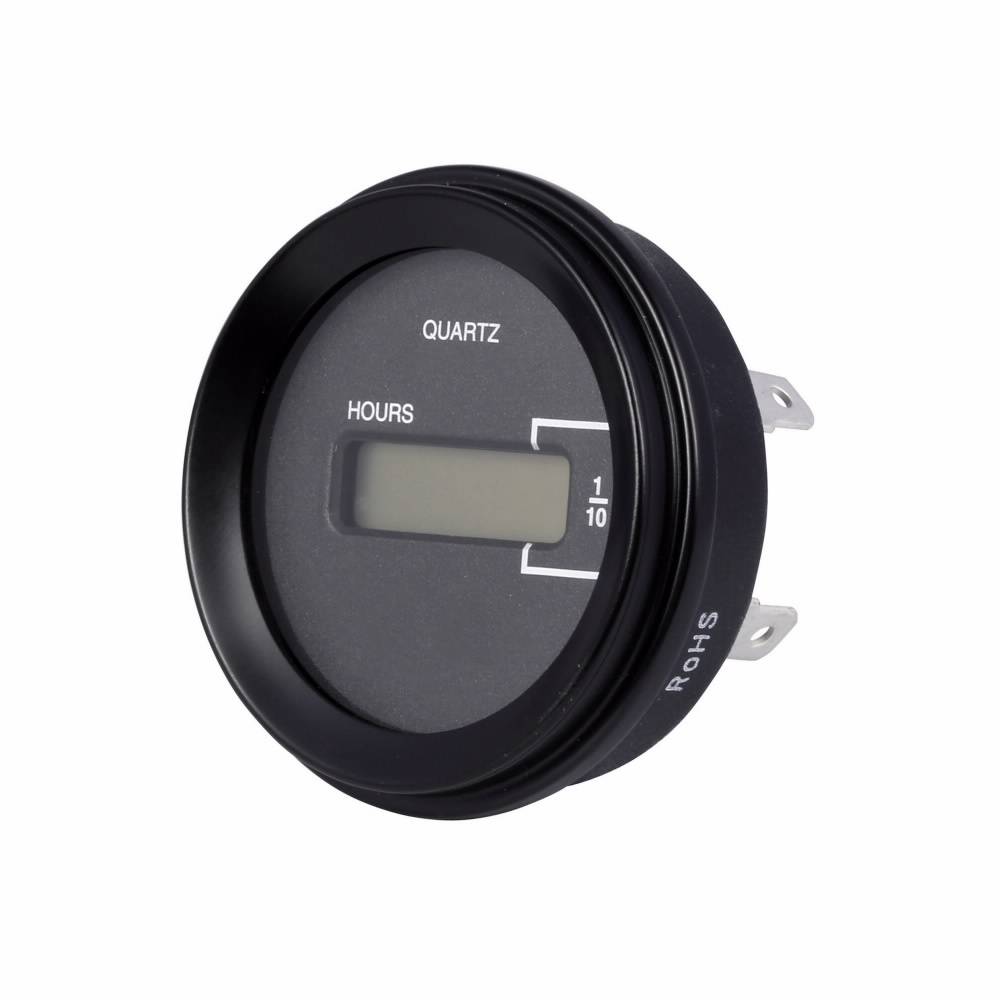 EATON E42DIR48230R E42DI24/E42DIR Hour Model Elapsed Time Meter, 6 Digits, Round LCD Display