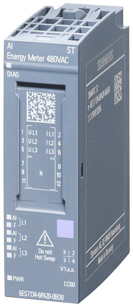 Siemens 6AG21346PA204BD0 Analog Input Module, 0.2 % Accuracy