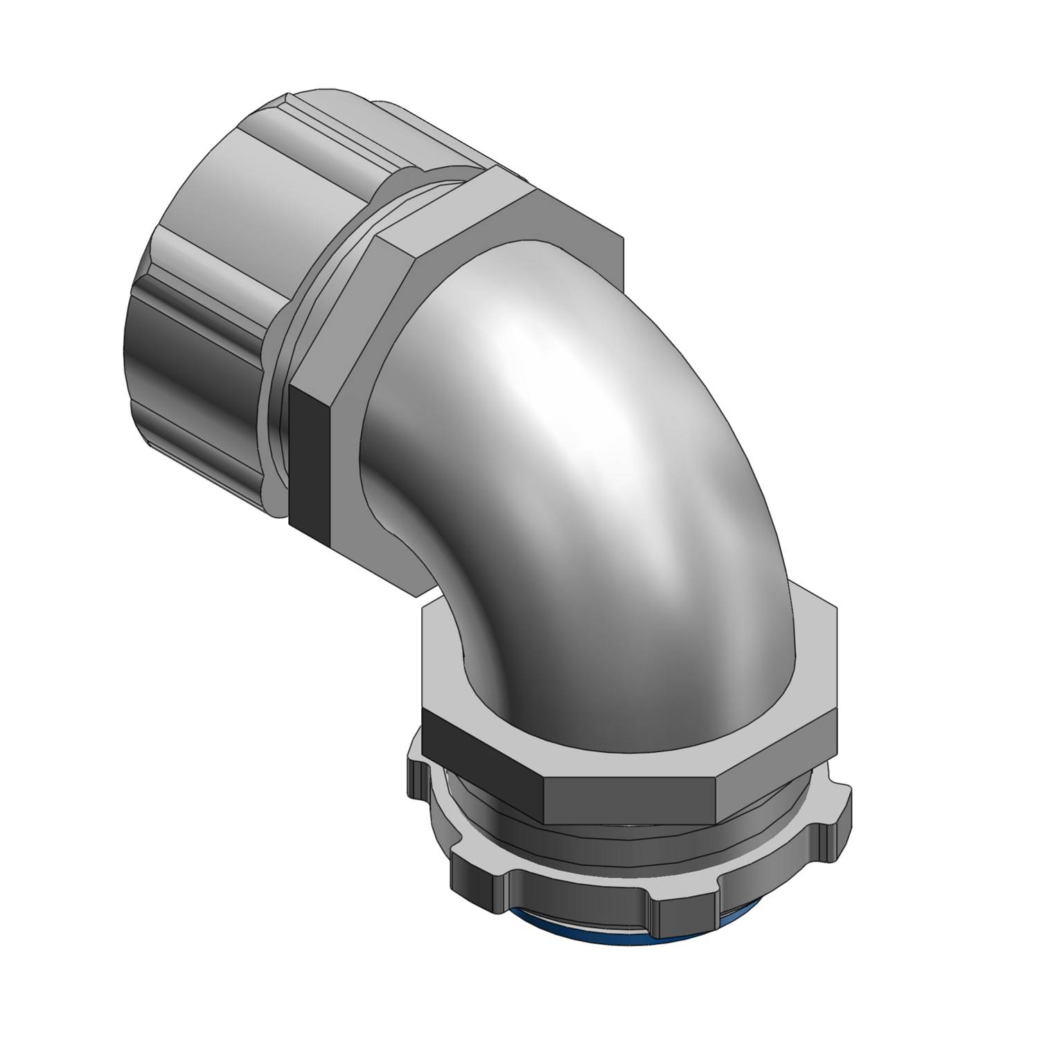 T&B® 4240 Insulated Short Radius Conduit Elbow, 1/2 in Trade, 90 deg, Malleable Iron