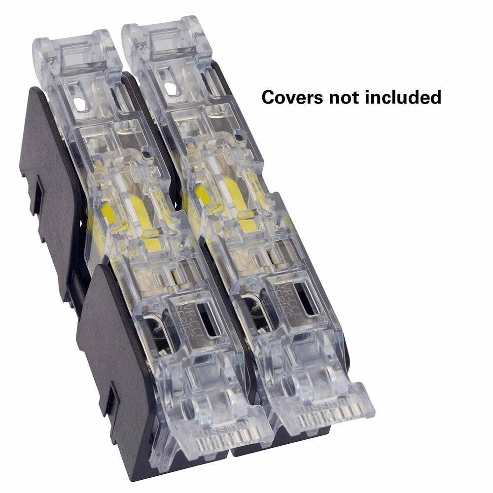 Bussmann BMM603-2S Supplemental Modular Ferrule Fuse Block, 600 V, 30 A, 18 to 11 AWG Wire, 2 Poles
