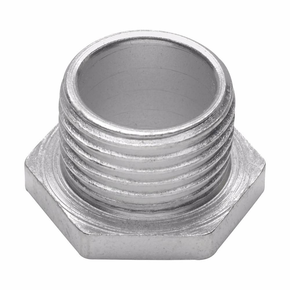 EATON Crouse-Hinds 52 Non-Insulated Threaded NPSM Conduit Bushed Nipple, 1 in, For Use With Rigid/IMC Conduit, Malleable Iron