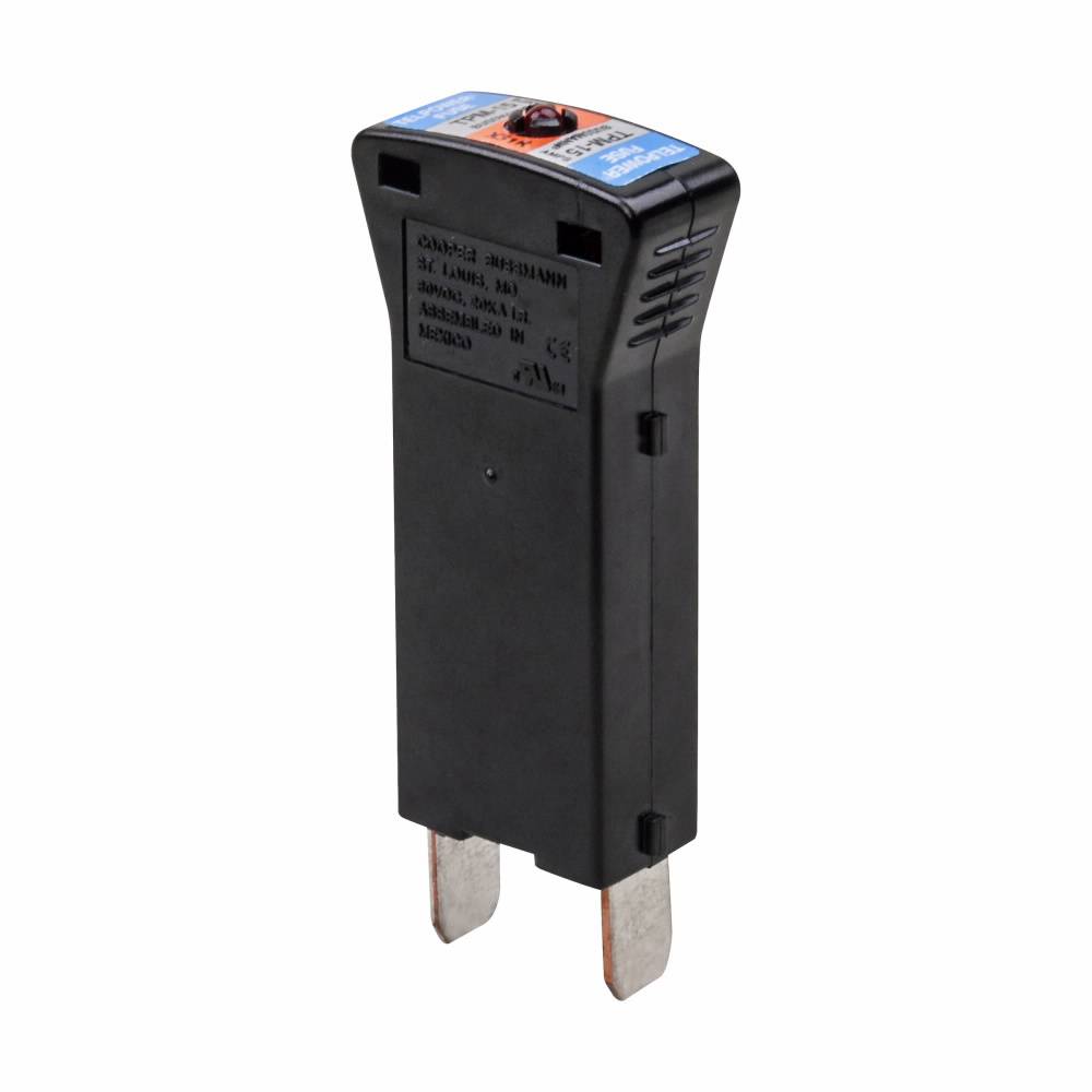 Bussmann TPM-15 Miniature Current Limiting Telecommunication Fuse, 15 A, 80 VDC, 20 kAIC Interrupt