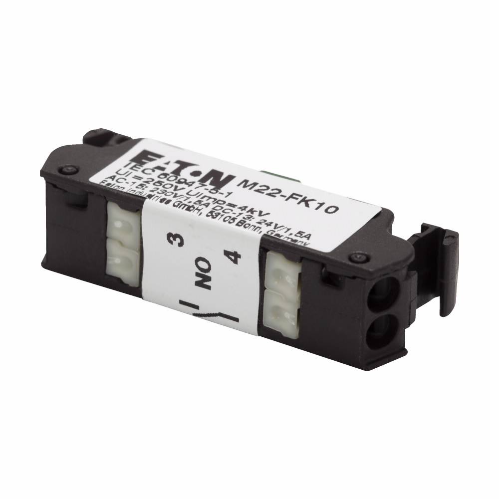 EATON M22-FK10 Contact Block, 1NO Contact
