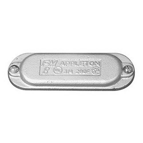 Appleton® UNILETS™ 680F Conduit Body Cover, 2 in Hub, For Use With Form 8™ Conduit Outlet Body, Cast Grayloy Iron, Triple Coated