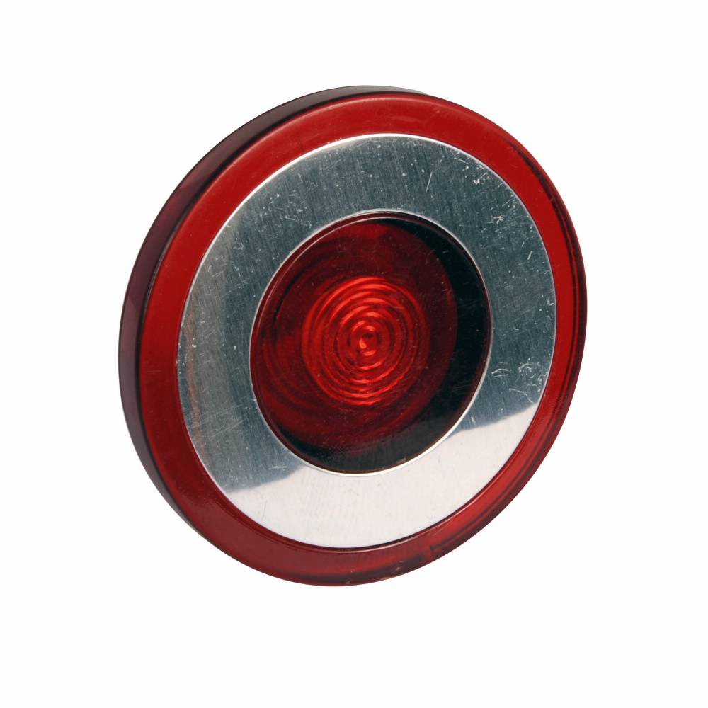 EATON 10250TC47 Blank Heavy Duty Oiltight/Watertight Operator Lens, 40 mm, NEMA 1/2/3/3R/4/4X/12/13/IP65 NEMA Rating, Round Shape, Plastic