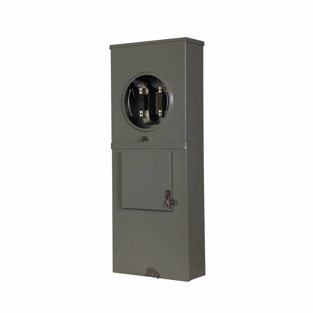 EATON 1009581CH 1-Socket 3-Wire Horn Bypass Meter Socket With Main Breaker, 240 VAC, 200 A, 1 Phase