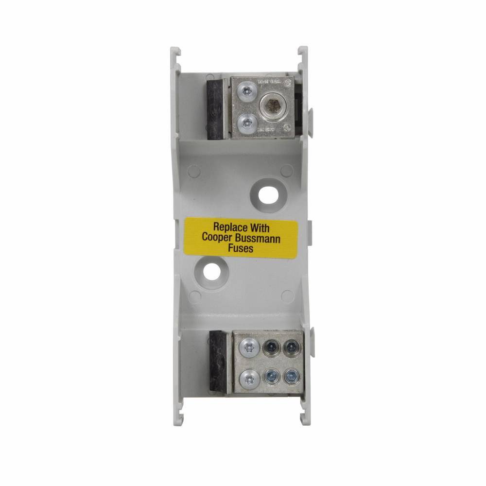 Edison JM60100-1MW14 JM600 Fuse Block, 600 VAC, 70 to 100 A, J Class, 14 to 1/0 AWG Wire, 1 Pole