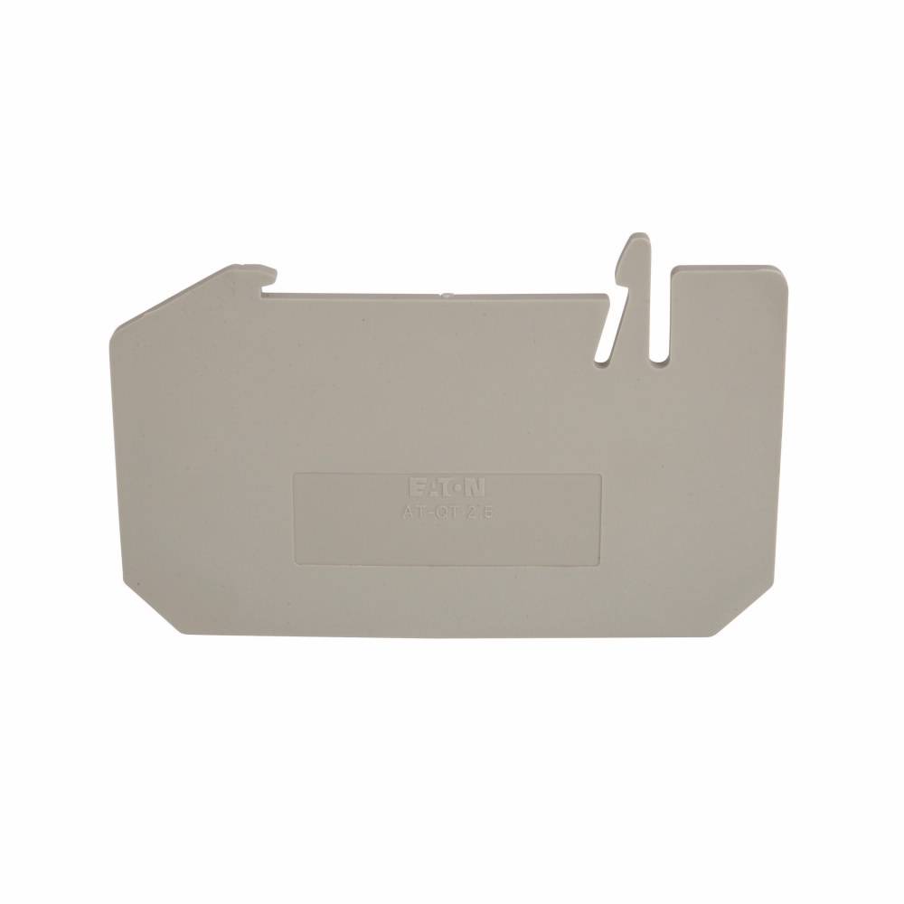EATON XBATQT25 Partition Plate, For Use With IEC-XB Series XBQT15/XBQT25/XBQT15PE/XBQT25PE/XBQU15/XBQU25/XBQU15PE/XBQU25PE Terminal Block