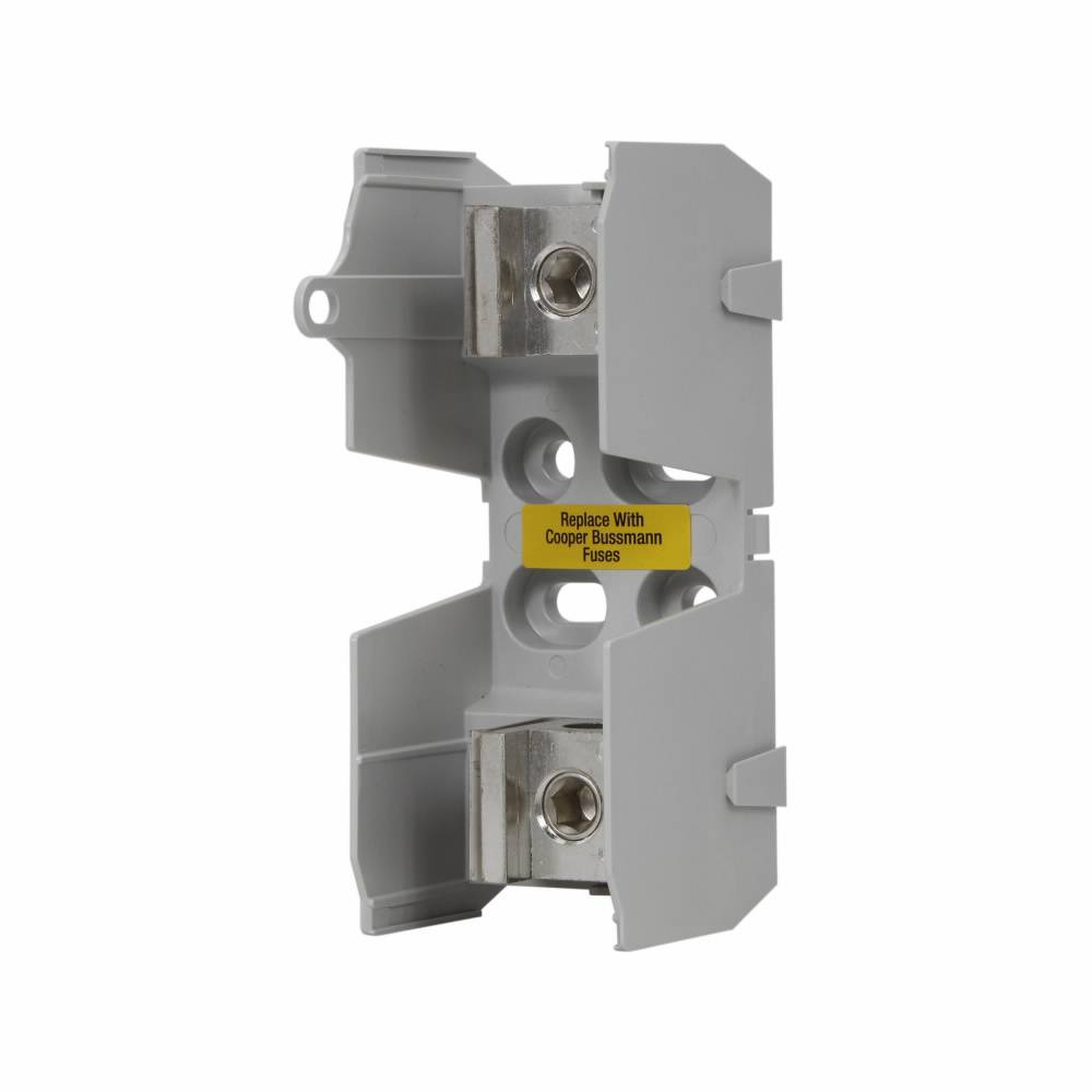 Edison JM60200-1CR JM600 Fuse Block, 600 VAC, 110 to 200 A, J Class, 6 AWG to 250 kcmil, 2 to 6 AWG Wire, 1 Pole