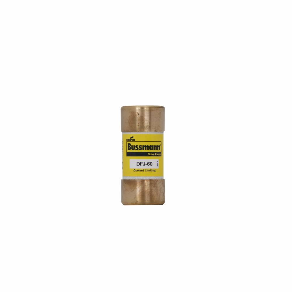 Bussmann DFJ-45 Current Limiting High Speed Fuse, 45 A, 600 VAC/450 VDC, 100/200 kA Interrupt, J Class, Cartridge Body