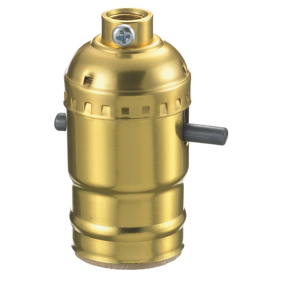 Wiring Device-Kellems RL105 Push Through Incandescent Lamp Socket, 600 W, 250 VAC, 2.64 A, Medium Lamp Base Incandescent Lamp