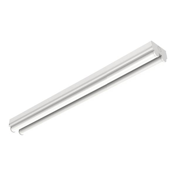 Metalux 8ST2L8040R ST Series AP Linear Strip Light Fixture, (1) LED Lamp, 78 W Fixture, 120 to 277 VAC, White Powder Coated Housing