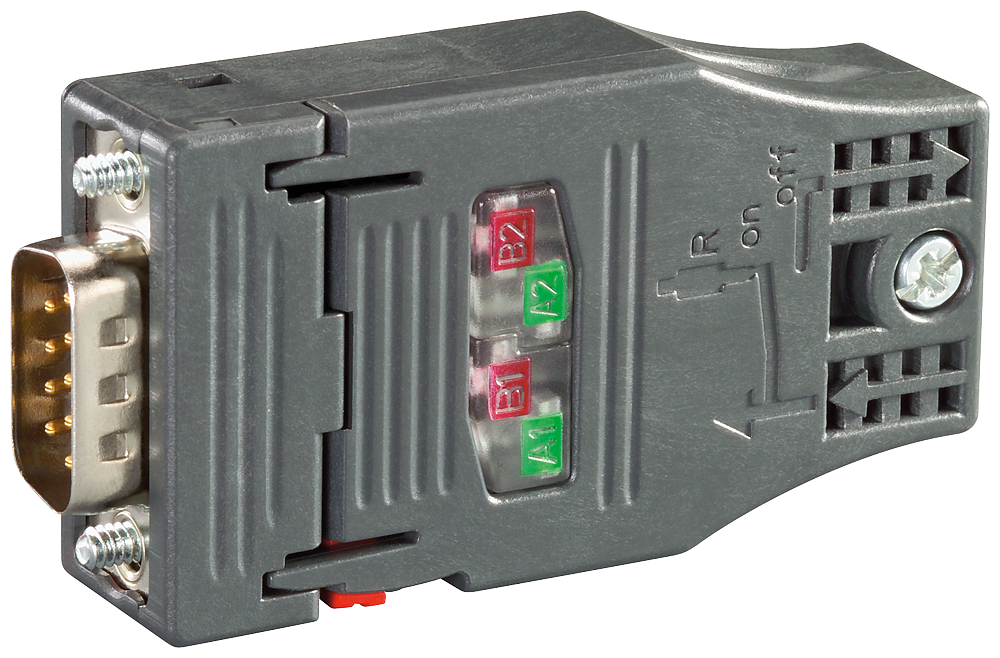 Siemens 6GK15000FC10 Fast Bus Connector, 62 mm H x 16 mm W x 34.5 mm D, For Use With Profibus Nodes to The Profibus Bus Cable