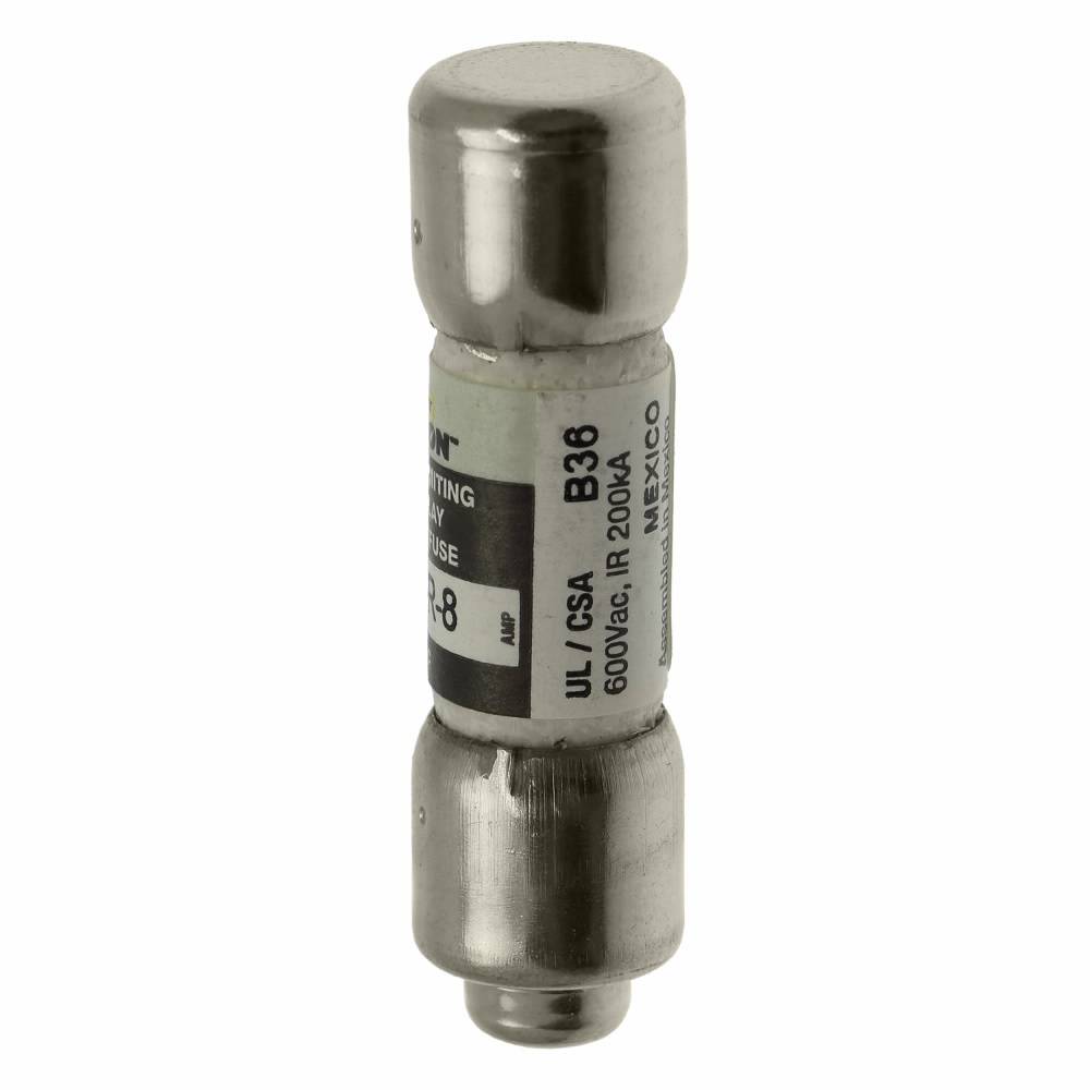 Bussmann Limitron™ CC-Tron® FNQ-R-8 Advanced Protection Current Limiting High Inrush Low Voltage Time Delay Fuse, 8 A, 600 V, 200 kA Interrupt, CC Class, Cartridge Body