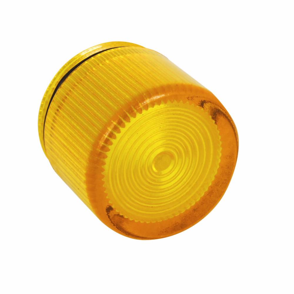 EATON 10250TC23 Blank Heavy Duty Oiltight/Watertight Operator Lens, 0.8 in L x 0.8 in W x 0.7 in H, NEMA 1/2/3/3R/4/4X/12/13/IP65, Round, Plastic