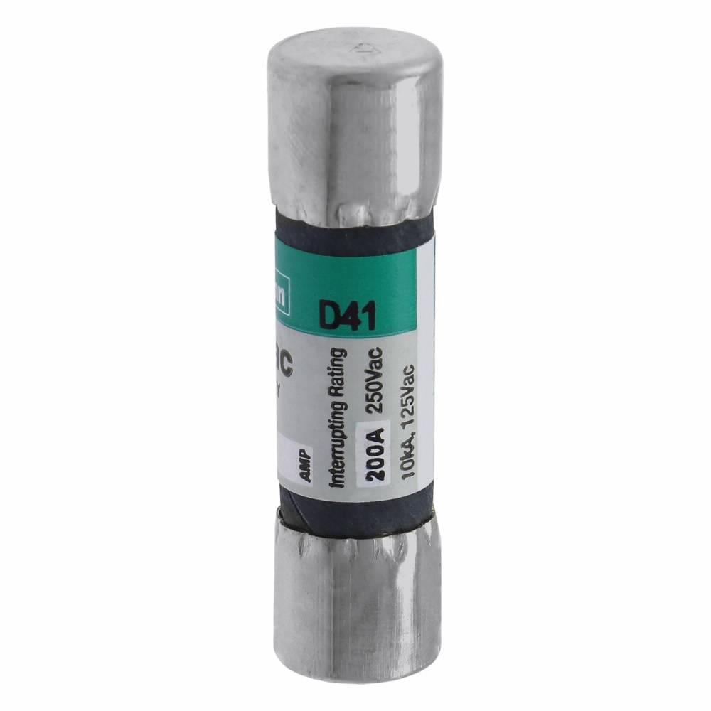 Bussmann Fusetron™ FNM-6 Low Voltage Supplemental Time Delay Midget Fuse, 6 A, 250 VAC, 200 A Interrupt, Class: Supplemental, Cartridge Body