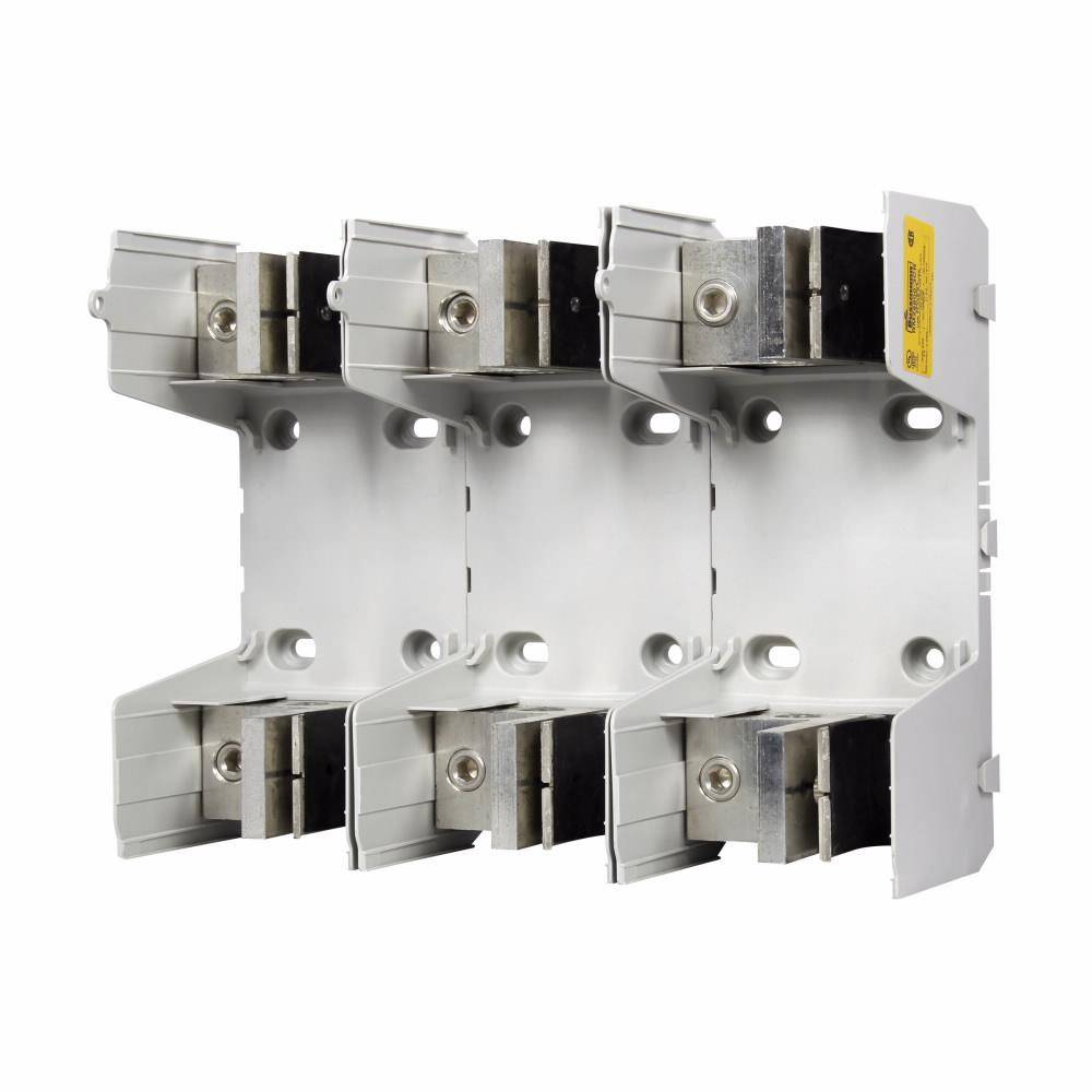 Edison HM25600-3CR HM250 Modular Fuse Block, 250 VAC, 600 A, H Class, 4 AWG to 500 kcmil Wire, 3 Poles