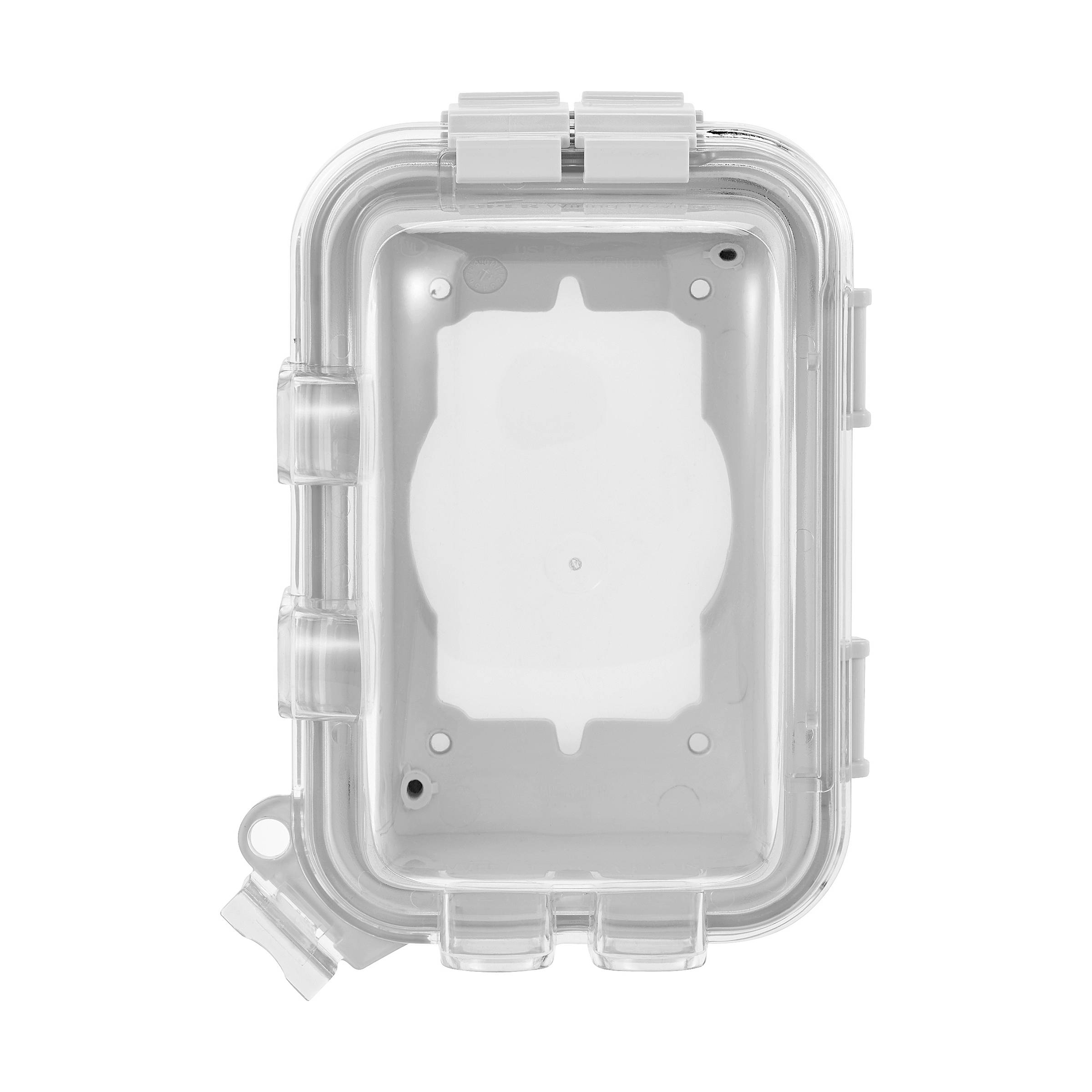 EATON WIU-1W Standard Duty Weather Protective While-In-Use Cover, 6.09 in L x 4.45 in W x 3-1/4 in D, Self-Close Cover, Polycarbonate 
