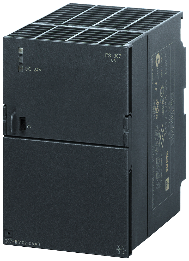Siemens 6AG13071KA027AA0 Stabilized Power Supply Module, 120/230 VAC Input, 24 VDC Output, 1.9/4.2 A Input, 10 A Output