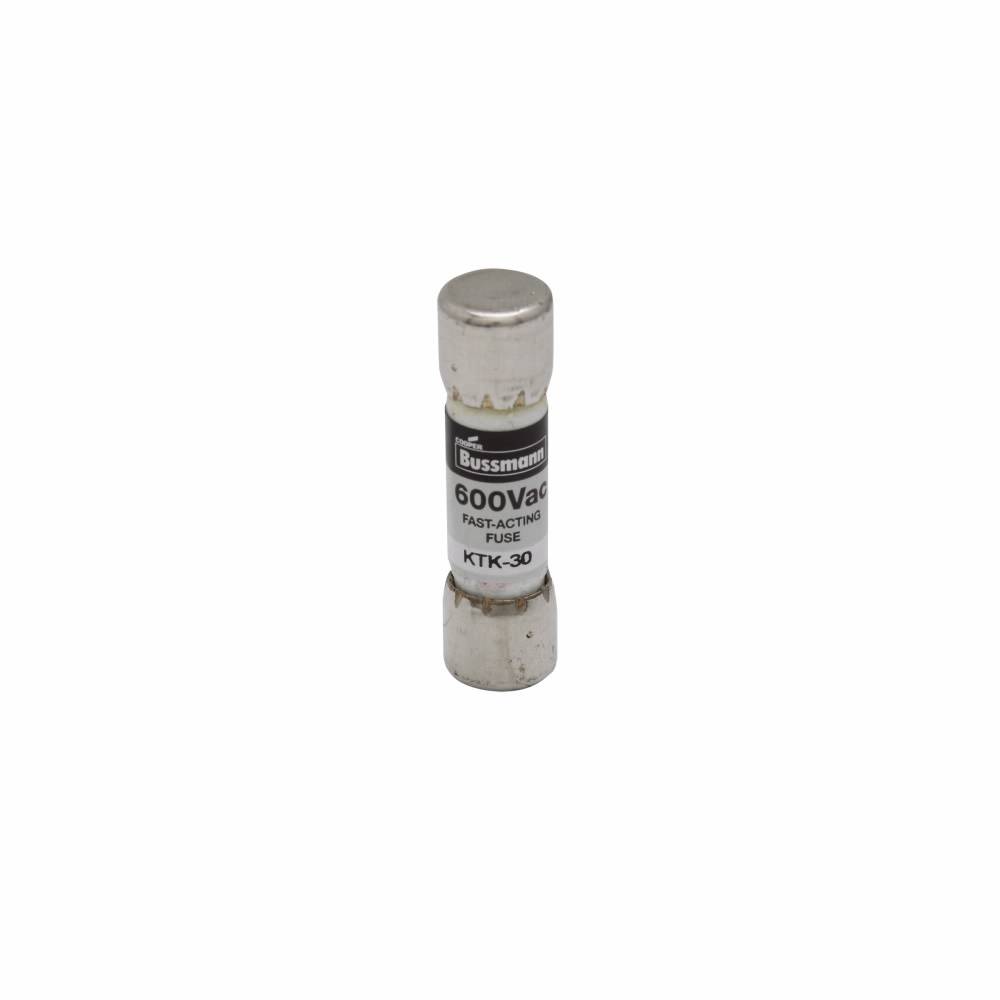 Bussmann Limitron™ KTK-2-1/2 Fast Acting Midget Fuse, 2.5 A, 600 VAC, 100000 A Interrupt, Class: Supplemental, Cylindrical Body