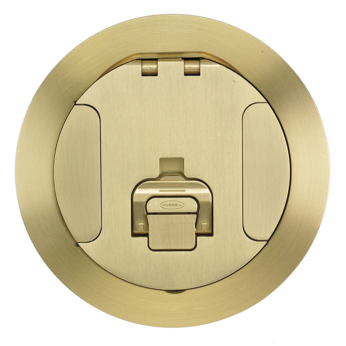 Wiring Device-Kellems S1R6CVRBRS Fire-Rated Standard Poke-Through Cover, 7-1/2 in Dia, Cast Aluminum