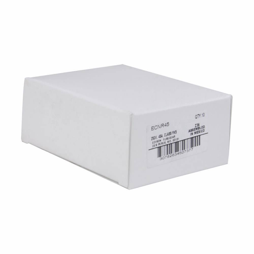 Bussmann Edison ECNR45 Current Limiting Time Delay Fuse, 45 A, 250 VAC/125 VDC, 200 kAIC Interrupt, RK5 Class