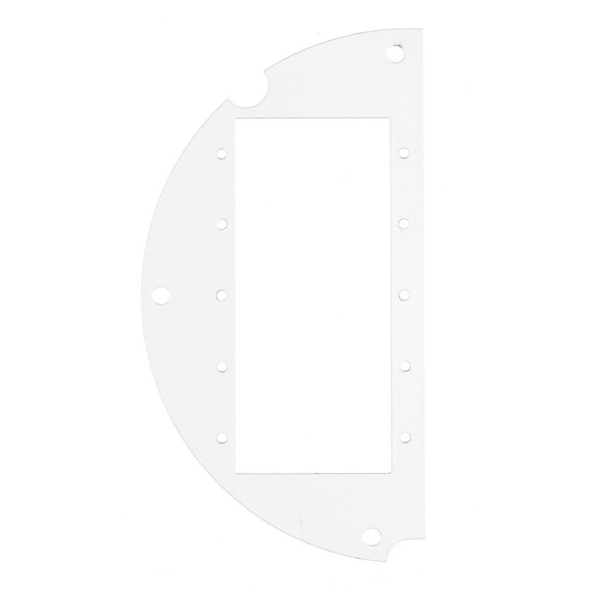 Wiring Device-Kellems S1R6SPC 50/50 Split Left Side/Standard Sized Sub Plate, Galvanized Steel
