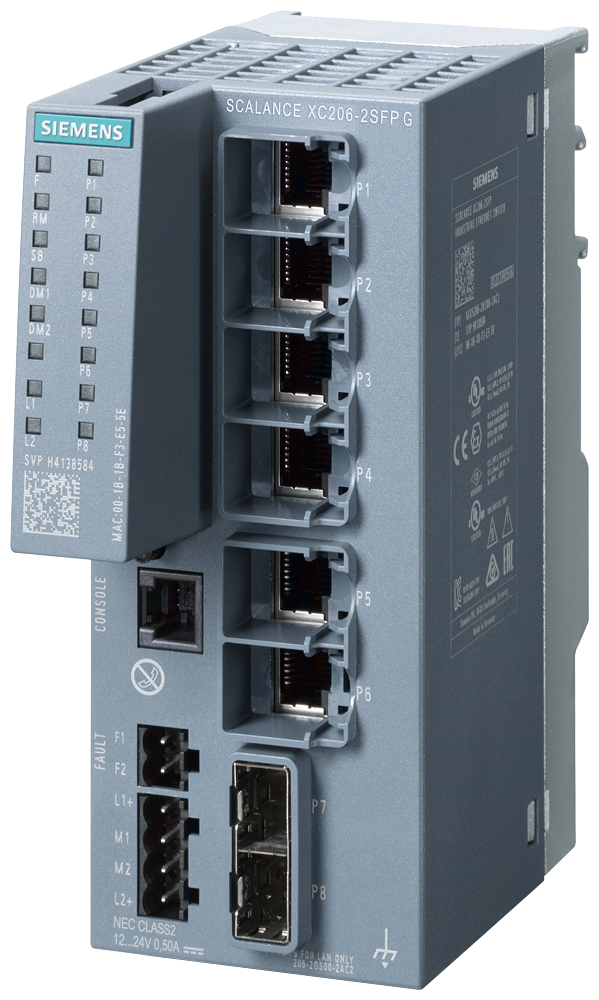 Siemens SCALANCE 6GK52062GS000AP0 XC-200 Promotional Package, RJ-45 Port