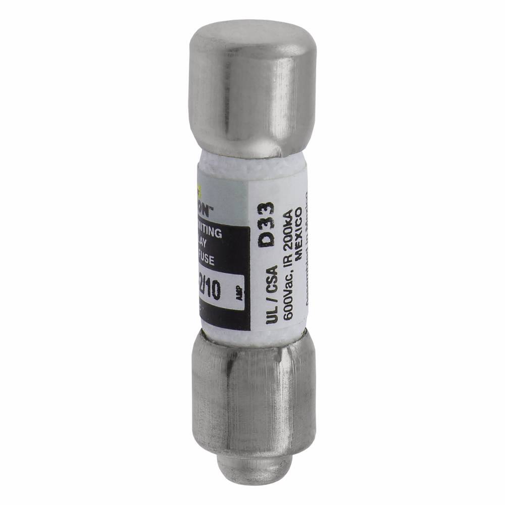 Bussmann CC-Tron® FNQ-R-3-2/10 Current Limiting High Inrush Time Delay Fuse, 3.2 A, 600 V, 200 kAIC Interrupt, CC Class, Cylindrical Body