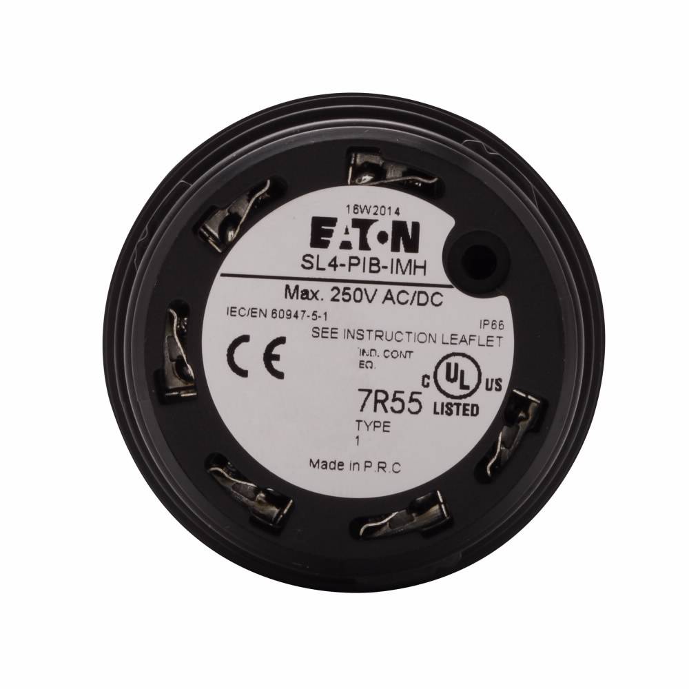 EATON SL4-PIB-IMH Base Module, 40 mm, For Use With SL4-L, SL4-BL, SL4-FL, SL4-AP Acoustic and Light Modules