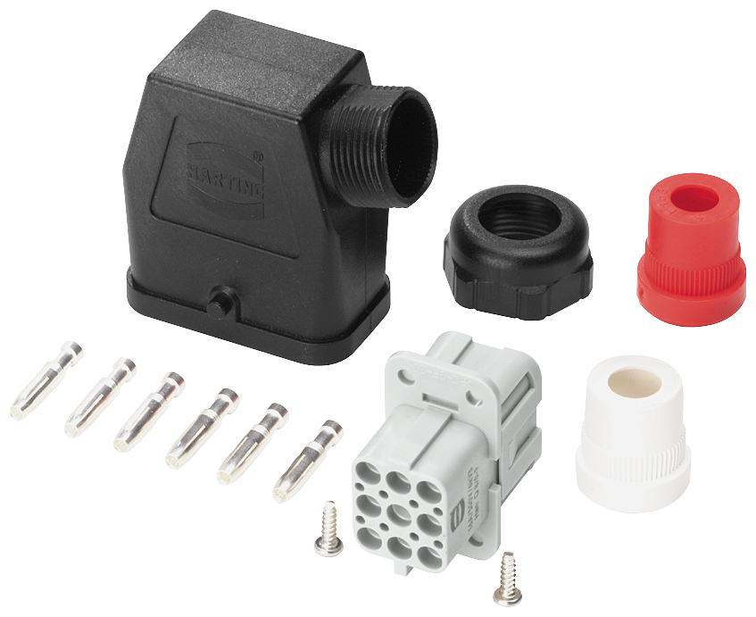 Siemens 3RK19020CB00 Connector Set With 6 x 4 sq-mm PG16 Cable Entry