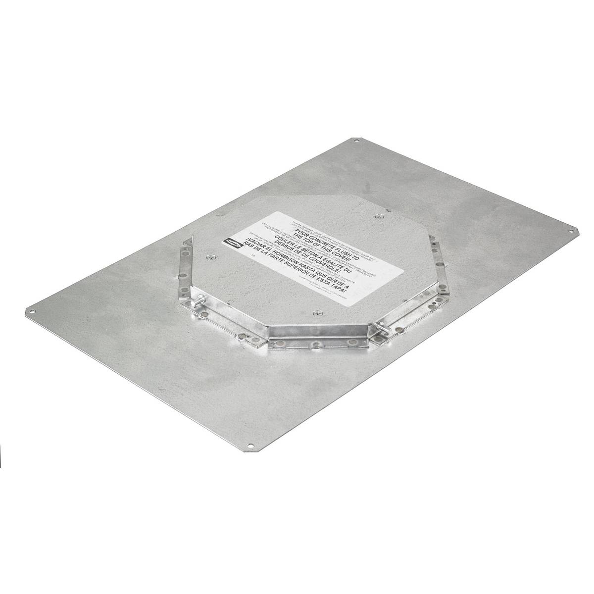 PREMISE WIRING SystemOne CFB6GS1R8ADAPT Standard Sized Floor Box Cover Adapter, 8 in L, Steel