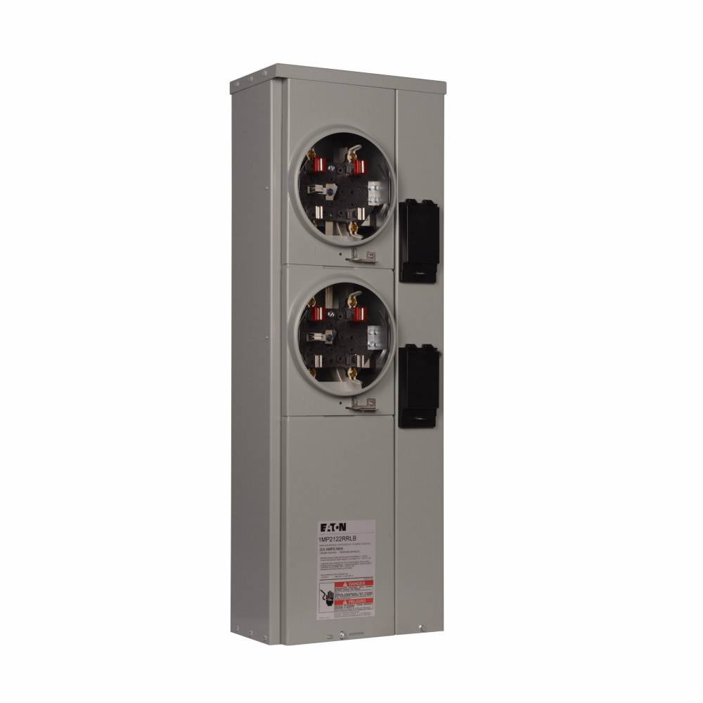 EATON 1MP2122RRLB Group Metering Horn Bypass Meter Pack, 125 A, Underground Feed, 120/240 VAC, 200 A Bus