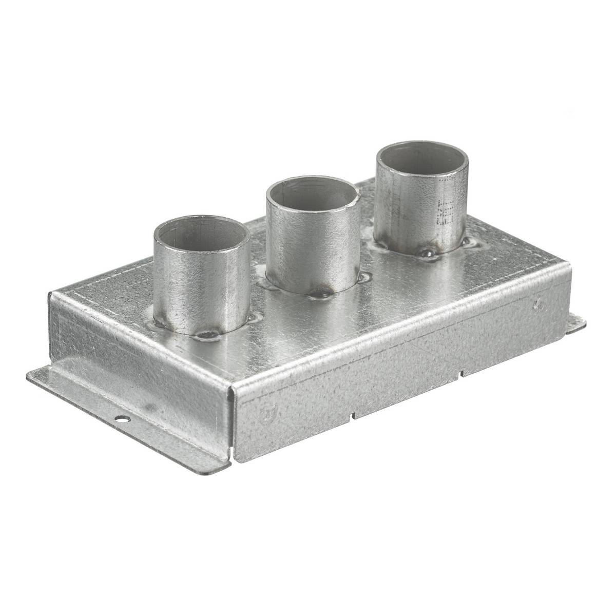 PREMISE WIRING ScrubShield® S1R8JNC4 Standard Sized Replacement Fitting Box, 8 in Hole, For Use With In-Floor Delivery Systems and SystemOne Fire Rated Poke Throughs, 1 in Knockout, Composite