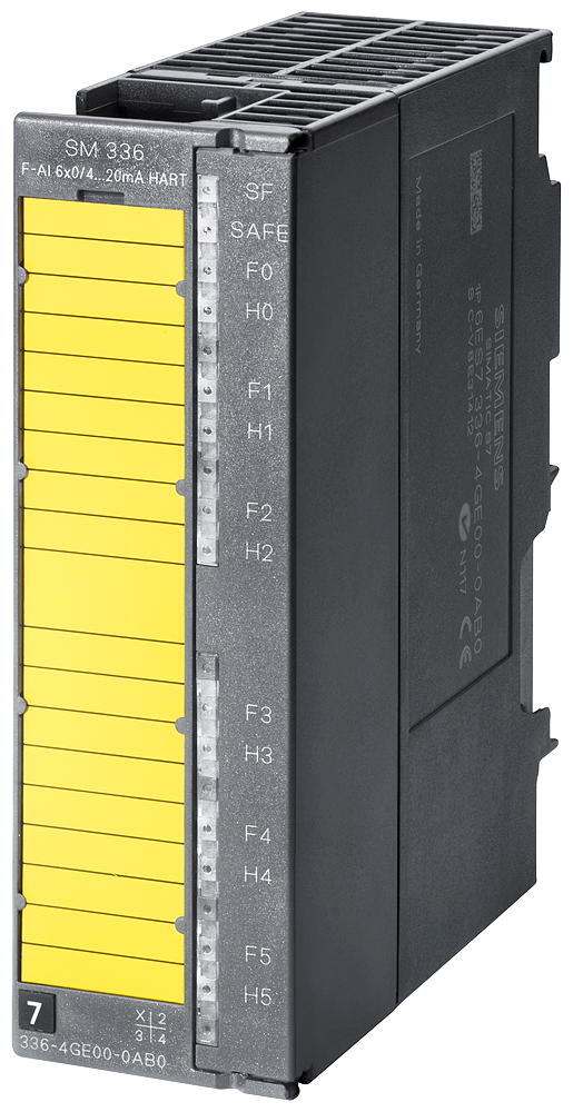 Siemens 6AG13364GE002AB0 Analog Input Module, 6 Inputs, 4 to 20 mA Signal Range, 15 bit Resolution