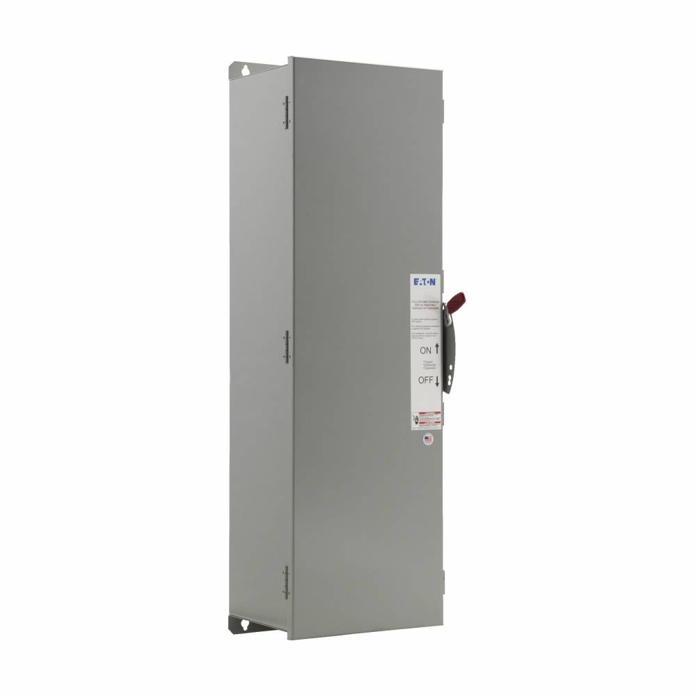 EATON RLDN600 C Series Circuit Breaker Enclosure, 15-1/2 in L x 15.56 in W x 48.31 in H, NEMA 3R/4/4X/5/12, Stainless Steel